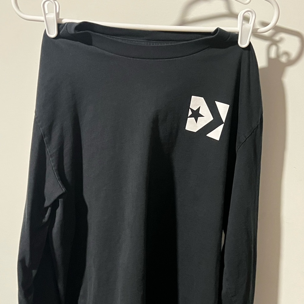 Converse Black Long Sleeve with Star Logo
